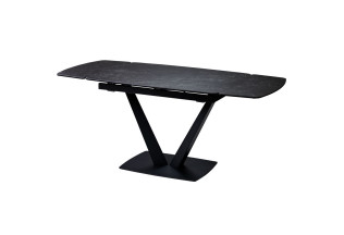 Elvi Black Marbleстол керамический 120-180 см чёрный